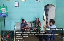 Jalin Keakraban Dengan Perangkat Desa, Babinsa Koramil Sertu A Hamdani Rutin Komsos Wilaya Binaan