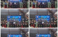 Danramil 02010-14/PB Ikut Saksikan Syukuran HUT ke-47 Arhanud & HUT Resimen arhanud -2/SSM