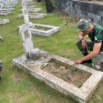 Ziarah Nasional, Babinsa Koramil 0201-10/MM Serka Subagyo Laksanakan Karya Bhakti