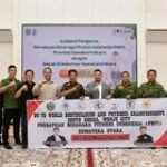 Pj Gubernur Sumut Lepas Empat Atlet Binaraga Ikuti Kejuaraan Dunia di Korsel