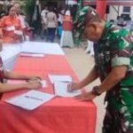 Babinsa Koramil 0201-05/MB Sertu R Rangkuti & Sertu Wijayanto Monitoring Penyerahan Kunci Program Bedah Rumah