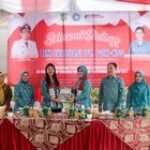 TP PKK Sumut Bersama Tim Evaluasi PTP2WKSS Kunjungi Saung Mulia