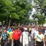 Lepas Peserta Fun Walk, Pj Gubernur Sumut Ingatkan soal Narkoba hingga Pemilu Damai