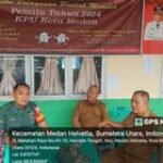 Babinsa Serda Frediansyah Komsos Aparatur Pemerintah Kelurahan Helvetia Tengah