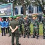 Danramil 0201-08/MA Kapten Arh Henry Johan Nainggolan Ambil Apel Pagi Para Anggota