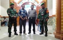 Guna Rasa Aman, Babinsa Koramil 0201-16/TM Amankan Ibadah Malam Tahun Baru di Gereja HKBP Sentosa