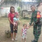 Wujud Kepedulian Babinsa Koramil 0201-05/MB Terhadap Stunting