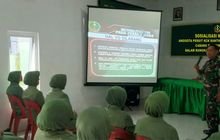 Persit KCK Cabang XI Ranting VI Koramil 0201-05/MB, Sosialisasi Netralitas TNI Bagi Anggota Persit Pada Pemilu 2024