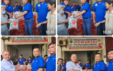 Jelang Imlek, Ketua Pewarta Bagikan 350 Paket Sembako ke Warga Tionghoa Kurang Mampu