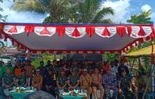 Danyonif 754 Kostrad Hadiri Peresmian 1.898 Titik Air Program TNI AD Manunggal Air di Timika