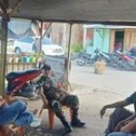 Jaga Kondusivitas Pasca Pemilu, Babinsa Belawan I Pelda Ali Mahfud Komsos Bersama Warga Binaan