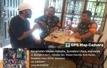 Babinsa Koramil 0201-06/MS Serka A Manihuruk & Sertu Supriadi Komsos Bersama Staf Kelurahan Helvetia