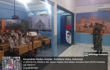 Tanamkan Cinta Tanah Air, Anggota Koramil 0201-08/MA Berikan Materi Wasbang Kepada Siswa SMK