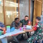 Mempererat Tali Silaturahmi, Babinsa Serka SM Simangunsong Komsos Warga Binaan