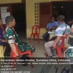 Babinsa Koramil 0201-08/MA Bersama Perangkat Lurah Terus Pelihara Kebersamaan