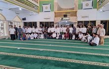 Kapten Inf Amran dan Babinsa Serma Sutrisno Melaksanakan Safari Subuh Arafah di Mesjid Perjuangan '45