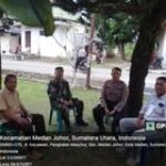 Danramil 0201-08/MA Bersama Anggota Monitoring dan Pengamanan Rekapitulasi Hasil Penghitungan Suara Tingkat PPK Medan Johor