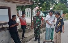 Komsos Babinsa 0201-01/MP Bersama Warga Binaanya Kelurahan Karang Berombak