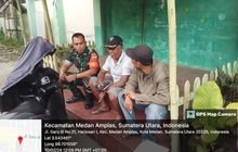 Babinsa Koramil 0201-08/MA Serda Ahmad Hasibuan Komsos Bersama Tomas dan Warga Di Wilayah Binaan