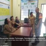 Jelang Pemilu, Babinsa Sertu Kasno Zeki Aktif Lakukan Komsos Kelurahan Namo Gajah