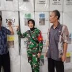 Babinsa Kawal Pengembalian Hasil Pemilu 2024 Dari TPS, PPS Hingga Menuju PPK Medan Petisah