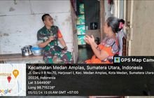 Berikan Motivasi, Babinsa Koramil 0201-08/MA Berkunjung Ke Rumah Pedagang Kaki Lima