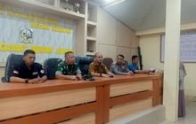 Danramil 0201-08/MA Hadiri Rakor Pengamanan & Teknis Pendistribusian Logistik Pemilu Medan Johor