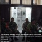 Anggota Koramil 0201-08/MA Bersinergi Bersama Anggota Polsek Delitua Dalam Pengamanan Kotak Suara