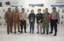 Tiga Pilar Desa Tanjung Morawa B Melaksanakan Pengamanan Logistik Kotak Suara Di Posko Pemilu Tahun 2024