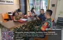 Tingkatkan Kerjasama, Babinsa Koramil 0201-08/MA Berkunjung Ke Kantor Lurah Timbang Deli