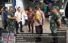 Babinsa Koramil 0201-08/MA Monitoring Kunjungan Pejabat Kota Medan Lihat Pemungutan Suara Ulang