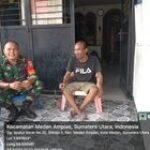 Kunjungi Rumah Warga Binaan, Cara Babinsa Babinsa Koramil 0201-08/MA Untuk Komsos