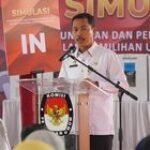 Pemkab Langkat Ikuti Simulasi Pemungutan suara yang di gelar KPU Langkat