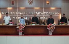 Pj Bupati Langkat Faisal Hasrimy Hadiri Rapat Paripurna Penetapan Pokok-pokok Pikiran DPRD Langkat TA 2024