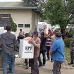 Babinsa Koramil 0201-08/MA Ikut Kawal dan Pengamanan Pengembalian Kotak Suara Ke Gudang KPU Medan