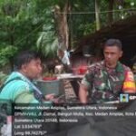 Tak Pandang Profesi, Babinsa Koramil 0201-08/MA Bincang-Bincang Santai Dengan Driver Ojol