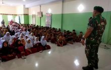 Babinsa Koramil 0201-12/HP Beri Arahan & Motivasi Murid SD Agar Kelak Jadi Anak Banggakan Kedua Ortu