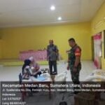 Babinsa Koramil 0201-05/MB Monitoring Pasar Murah Menyambut Bulan Ramadhan