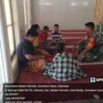 Babinsa Koramil 0201-06/MS Lakukan Komsos dengan Anak Remaja Masjid