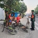 Sertu U. Hasibuan Bersama Unsur Kelurahan Gelar Patroli Wilayah Cegah Gangguan Trantibum di Wilayah Binaan