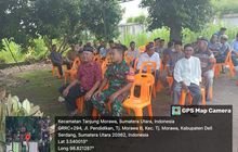 Babinsa Serda H MD Tambunan Beserta Perangkat Desa Laksanakan Takziah Rumah Warga Desa Binaan