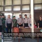 Sinergi Koramil 0201-08/MA & Polsek Delitua Amankan Rekapitulasi Penghitungan Suara Di PPK Medan Johor