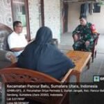 Babinsa Koramil 0201-14/PB Komsos Warga Bahas Tentang Keamanan Lingkungan