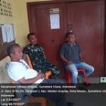 Melalui Komsos, Babinsa Koramil 0201-08/MA Bersama Perangkat Lurah Pererat Kerjasama