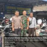 Beri Kenyamanan Kepada Para Jemaat, Babinsa Koramil 0201-08/MA Laksanakan Pengamanan Ibadah Di Gereja
