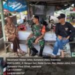 Babinsa Koramil 0201-08/MA Sertu Dedi Laksanakan Komsos Dengan Anggota Veteran