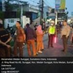 Babinsa Koramil 0201-06/MS Bersama Camat & Perangkat Kecamatan Medan Sunggal Cegah Tawuran Pagi Hari