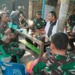 Sinergitas Danramil 0201-05/MB & Kanit Binmas Polsek Medan Baru Komsos Kasitrantib Trantib Kecamatan