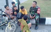 Babinsa Koramil 0201-09/MB Gelar Komunikasi Sosial Dengan Anak-anak Usia Dini