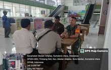 Anjangsana Ke Terminal Bus, Babinsa Koramil 0201-08/MA Berkomunikasi Dengan Petugas Terminal